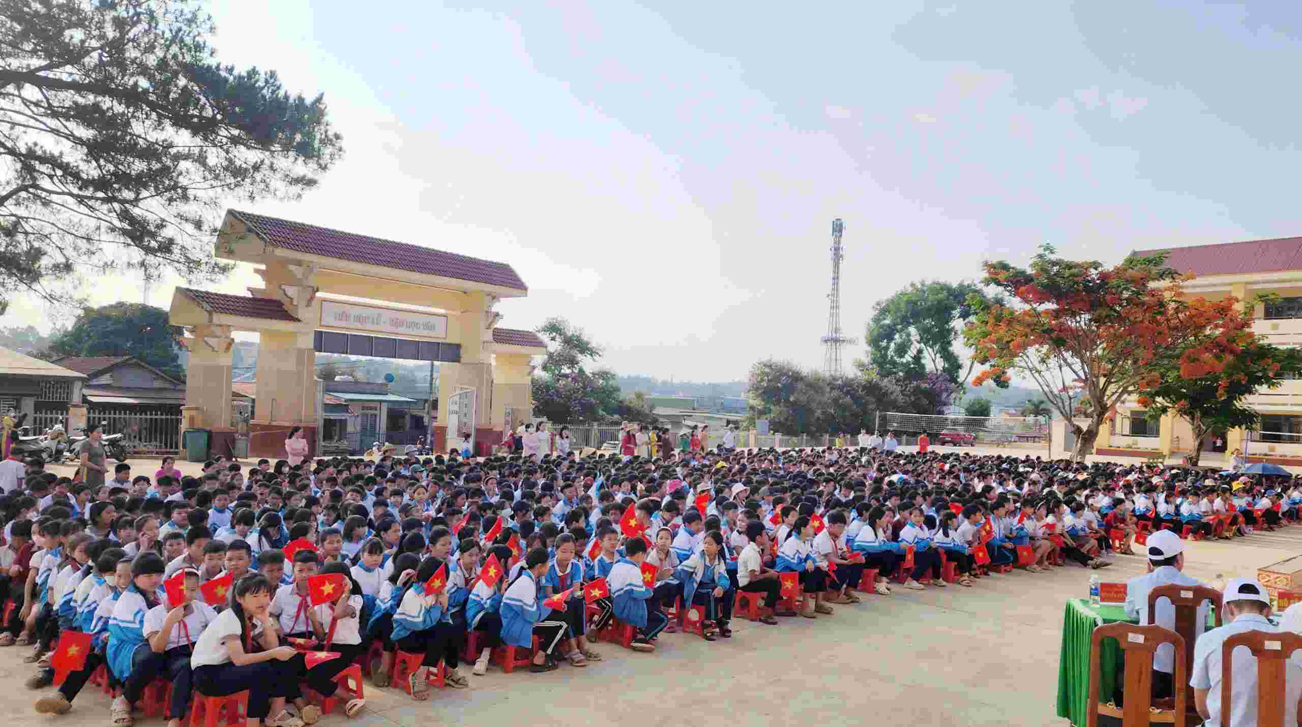 Việc khởi công công trình trường học hơn 17 tỉ đồng tại Trường Tiểu học  sẽ góp phần nâng cấp cơ sở vật chất phục vụ tốt nhu cầu dạy và học. Ảnh: Lại Tuyến