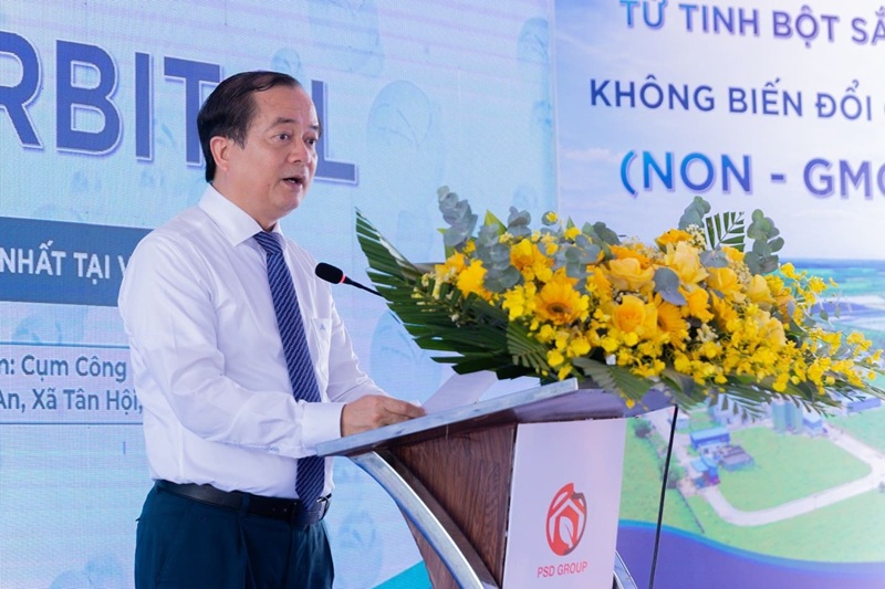 Ông Nguyễn Hồng Thanh, Phó Chủ tịch Thường trực UBND tỉnh Tây Ninh phát biểu tại buổi lễ. Ảnh: SOFAVI