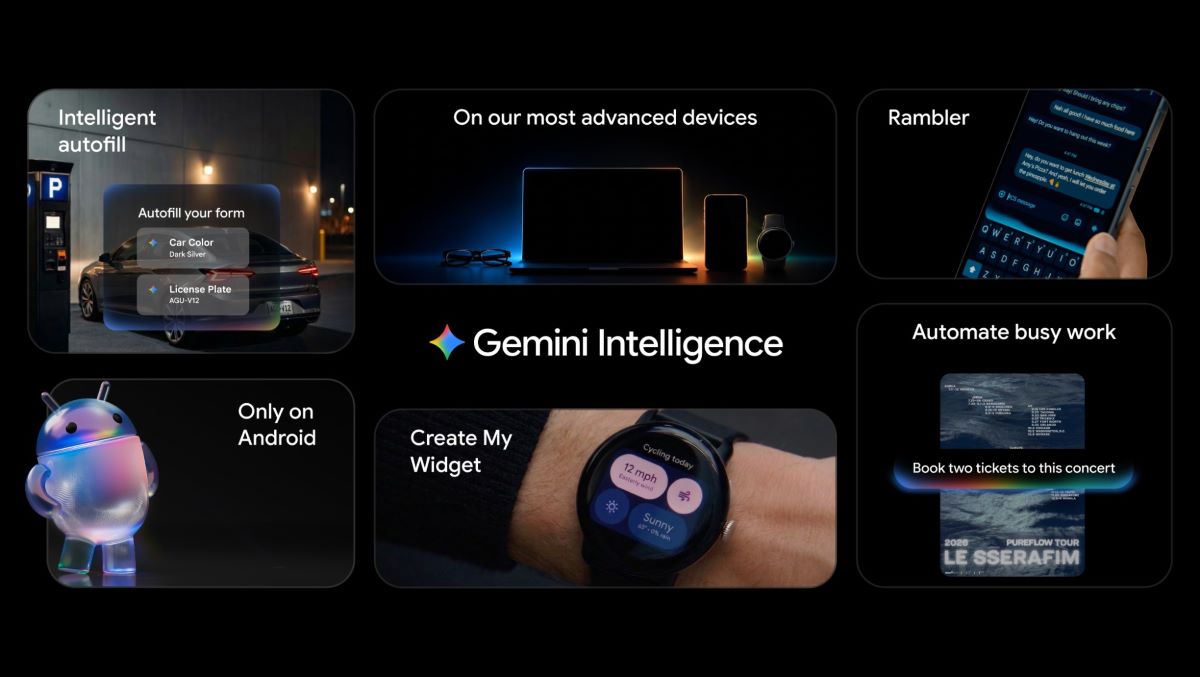 Android has a strong transformation when equipped with Gemini Intelligence. Photo: Google