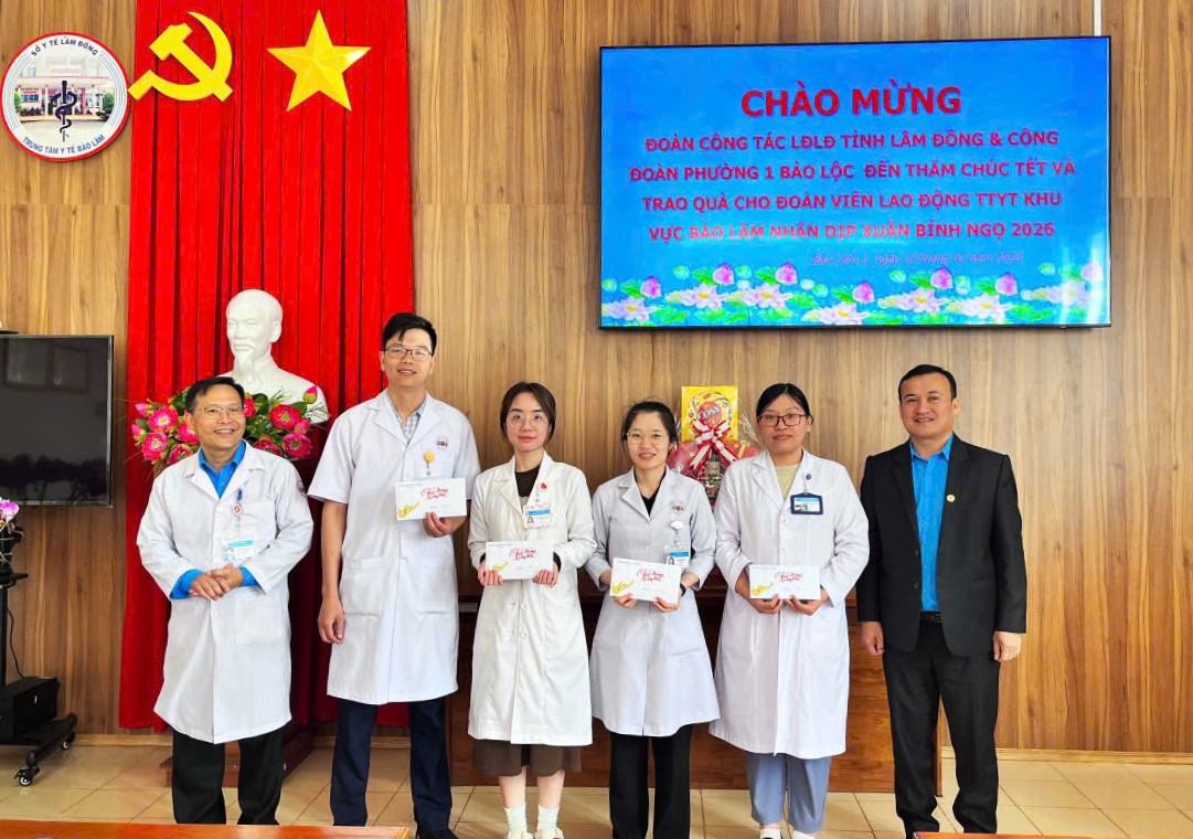 Ông Võ Lâm Vinh - Chủ tịch Công đoàn phường 1 Bảo Lộc. Ảnh: Phúc Khánh 