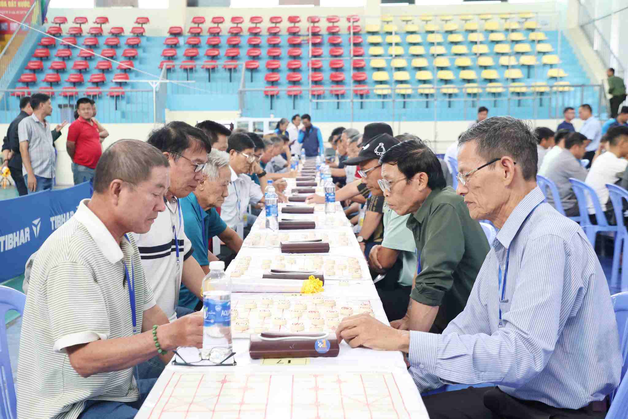 Các vận động viện tranh tài tại giải. Ảnh: Nguyễn Quân 