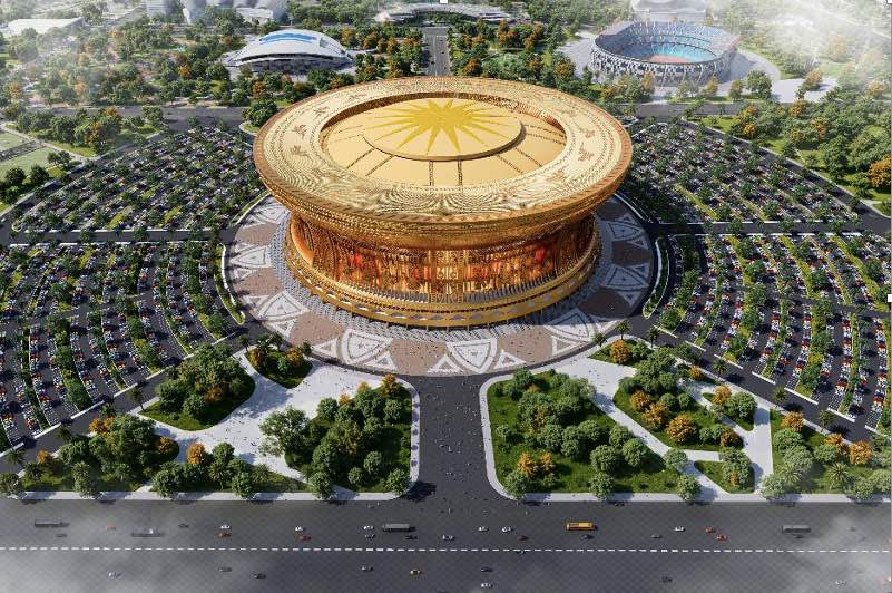 Perspective of Hung Vuong Stadium. Photo: Vinhomes Olympic