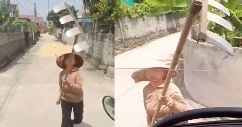 Vụ phụ nữ dùng cào tấn công xe tải vì chạy vào khu vực phơi lúa