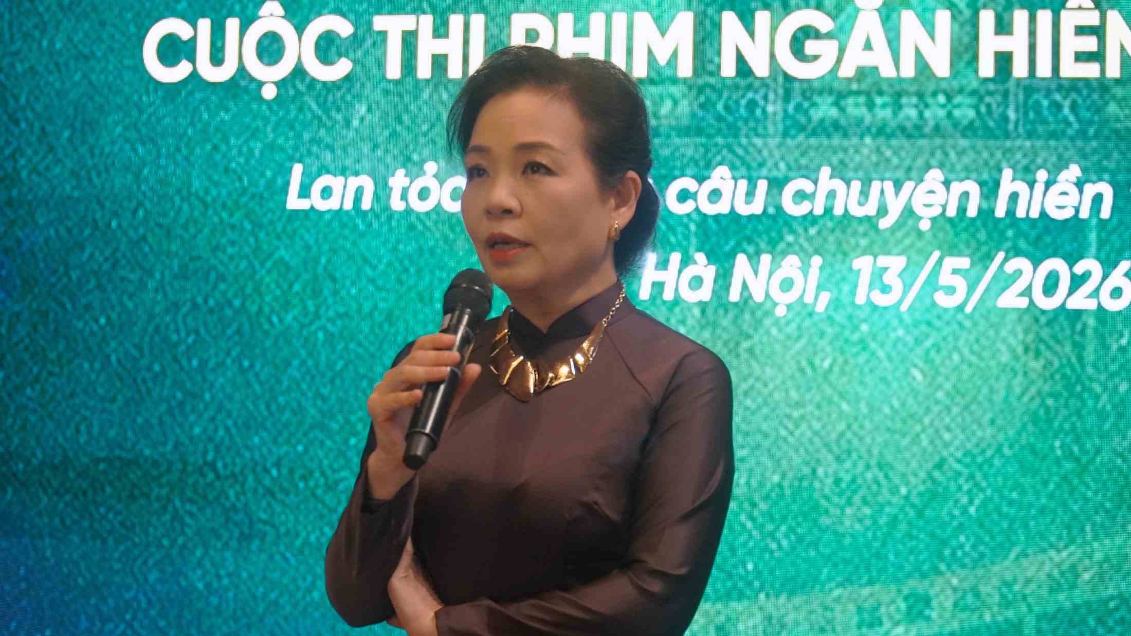 TS. Ngô Phương Lan phát biểu tại buổi lễ. Ảnh: Minh Vũ 