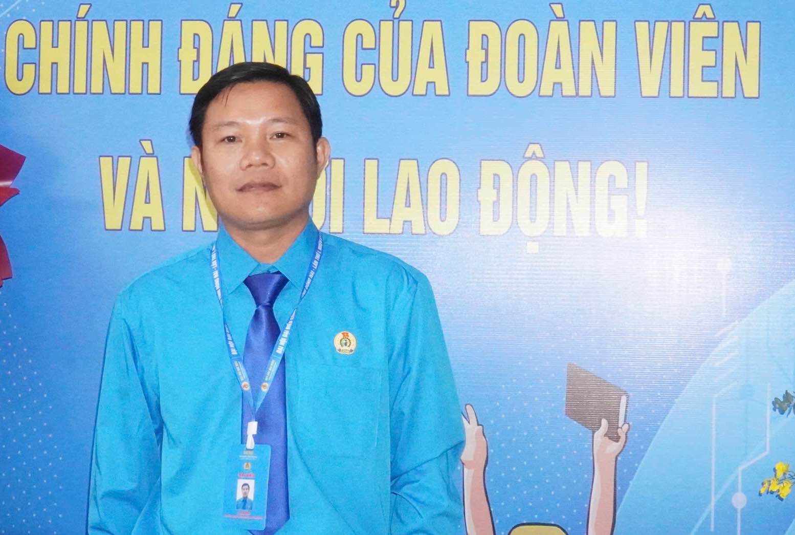 Sr. Le Van Binh - Presidente del Sindicato de Base de Saitex International Dong Nai Co., Ltd. Foto: HAC