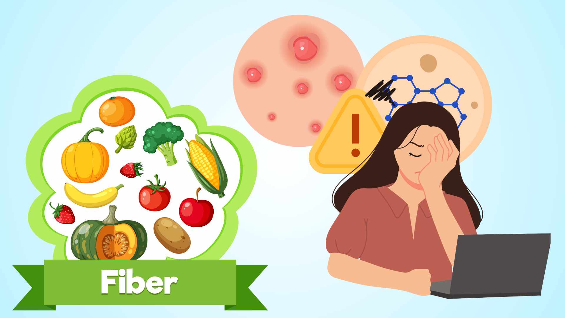 Warning signs of fiber deficiency in the body during weight loss.