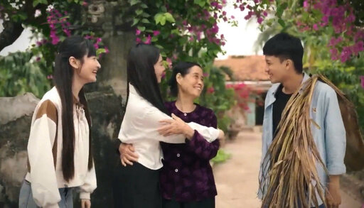 Peace returns under the roof of Thuong's grandmother and grandchildren. Photo: VFC