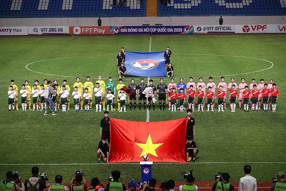 Exciting opening ceremony of the 2026 National Women's Football Cup. Photo: VFF
