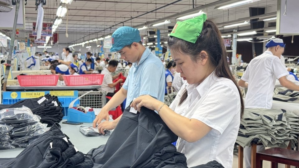 ヴィンロン省は、企業の持続可能な発展のための条件を作り出すために、デジタルトランスフォーメーションを推進しています。写真:ホアン・ロック