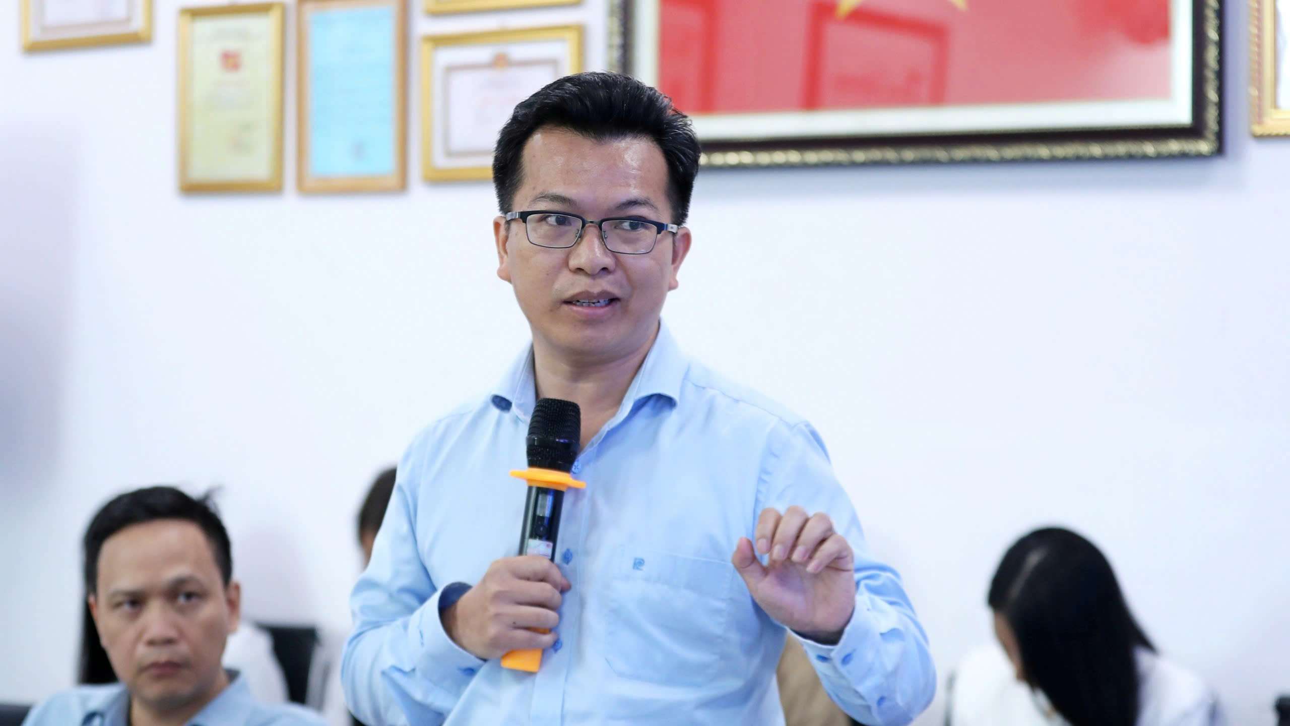 Ông Bùi Thanh Minh - Phó giám đốc Văn phòng Ban IV. Ảnh: Thạch Lam 
