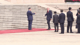 Chinese President Xi Jinping welcomes US President Donald Trump to visit China. Photo: AFP