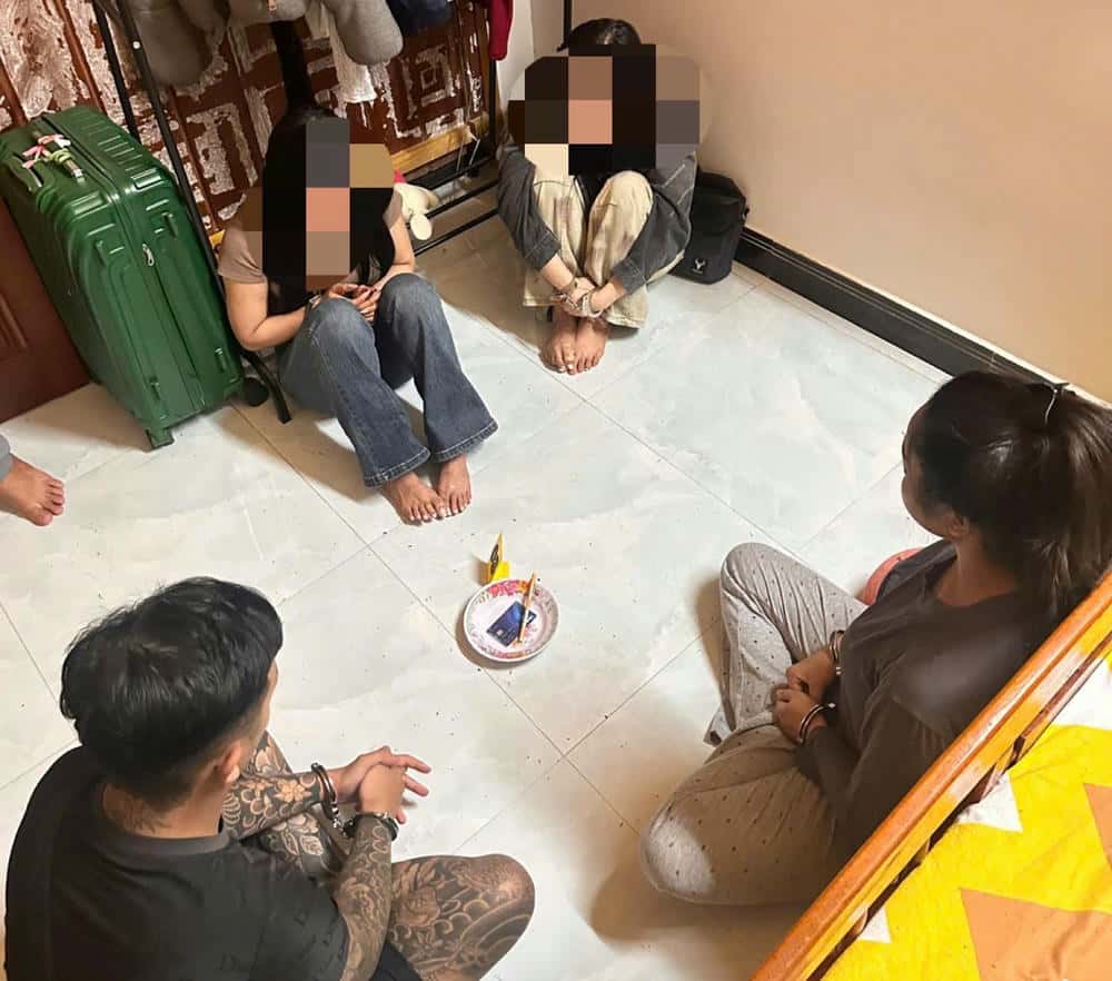 Các đối tượng bị phát hiện, tạm giữ do liên quan đến ma tuý. Ảnh: ĐVCC