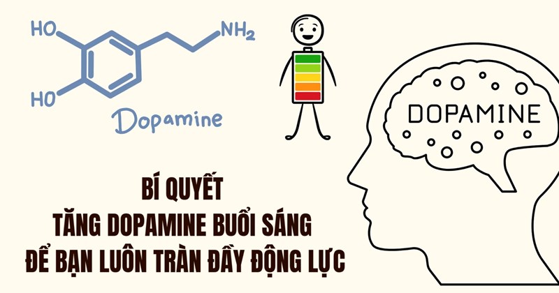 Bí quyết tăng dopamine buổi sáng, luôn tràn đầy động lực