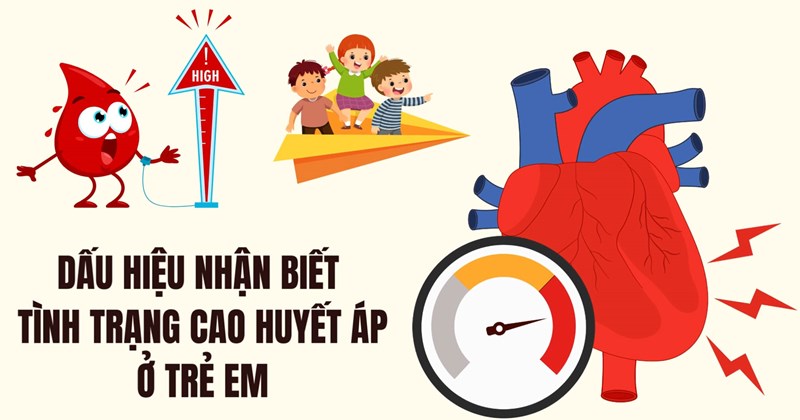 Dấu hiệu cảnh báo áp huyết cao ở trẻ em