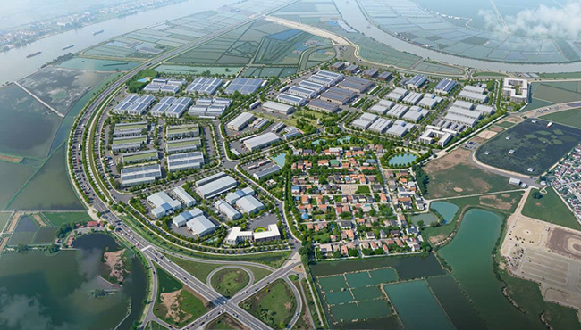 Phối cảnh dự án KCN Nam Tràng Cát. Ảnh: Chủ đầu tư