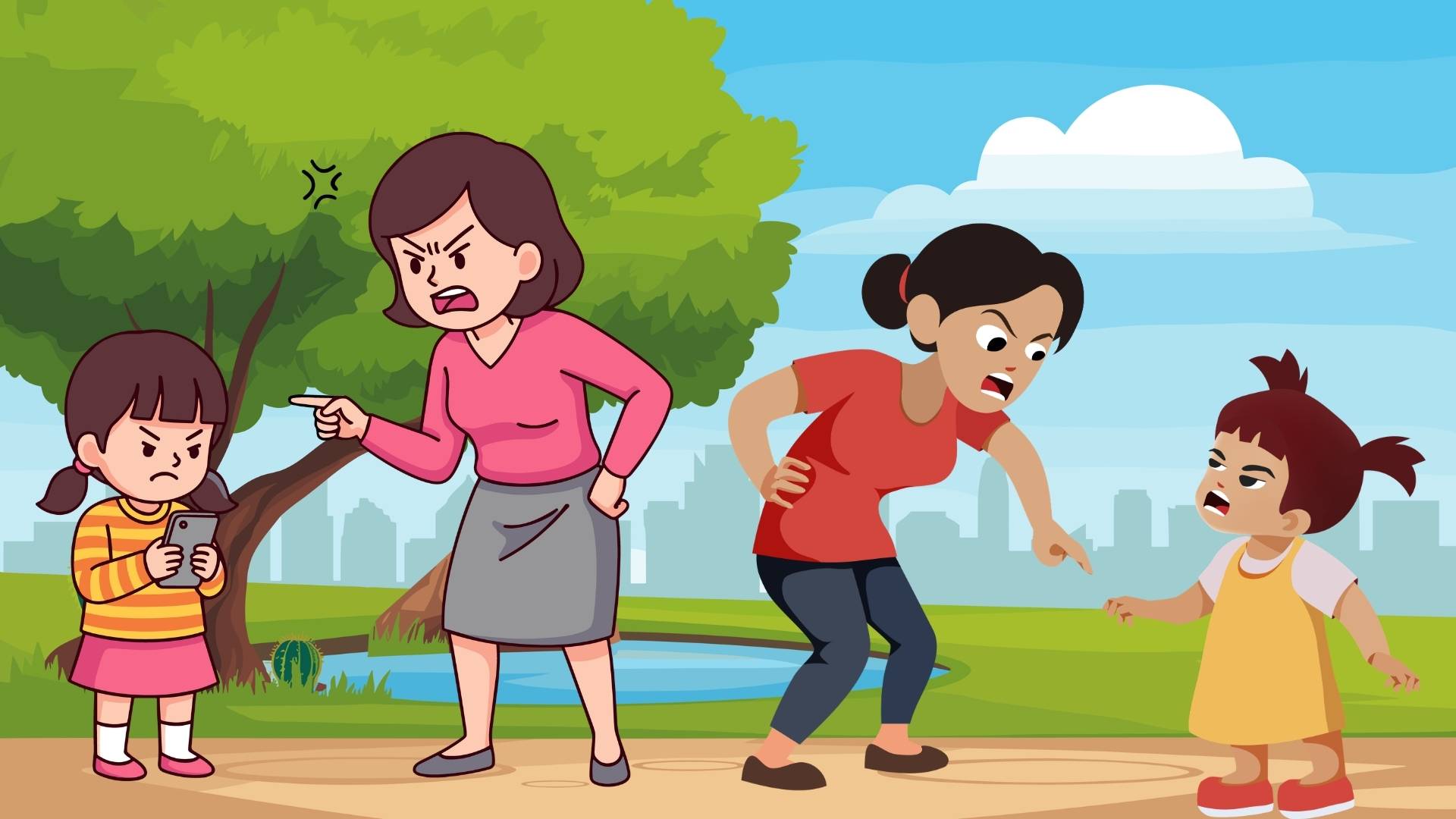 Điều trẻ cần nhất không phải những lời mắng mỏ, mà là cảm giác luôn có cha mẹ đồng hành, dẫn dắt và trở thành nơi an toàn để con tìm về. Đồ họa: Minh Vũ