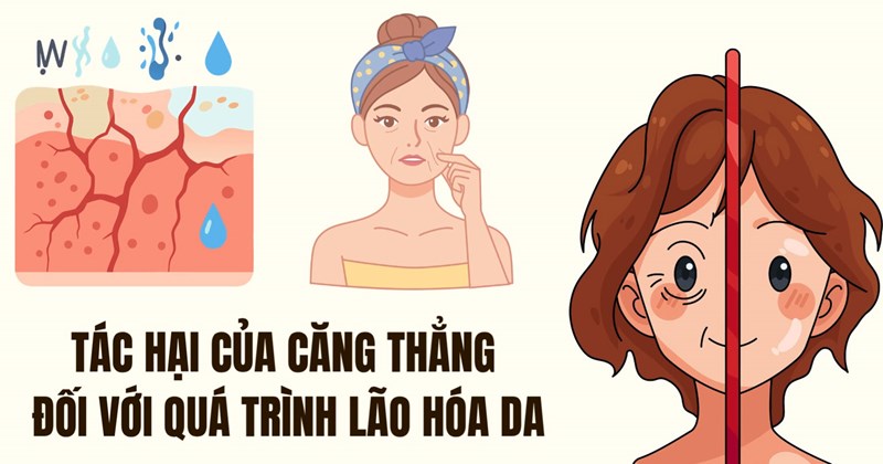 Căng thẳng gây hại, đẩy nhanh quá trình lão hóa da