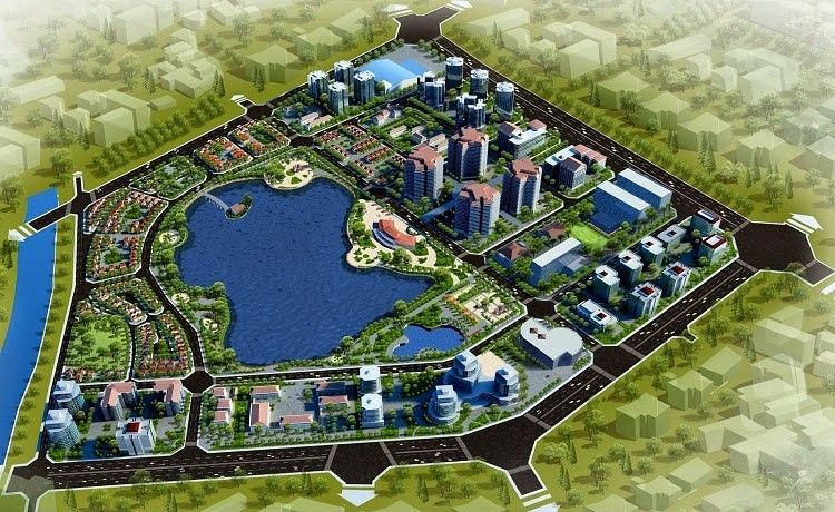 Hanoi issues many land acquisition decisions to implement the Giao Luu City urban area project. Photo: BQLDA