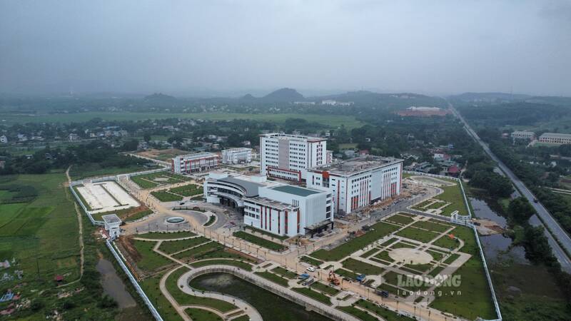 La recta final en el proyecto del Hospital General Provincial de Tuyen Quang. Foto: Viet Bac
