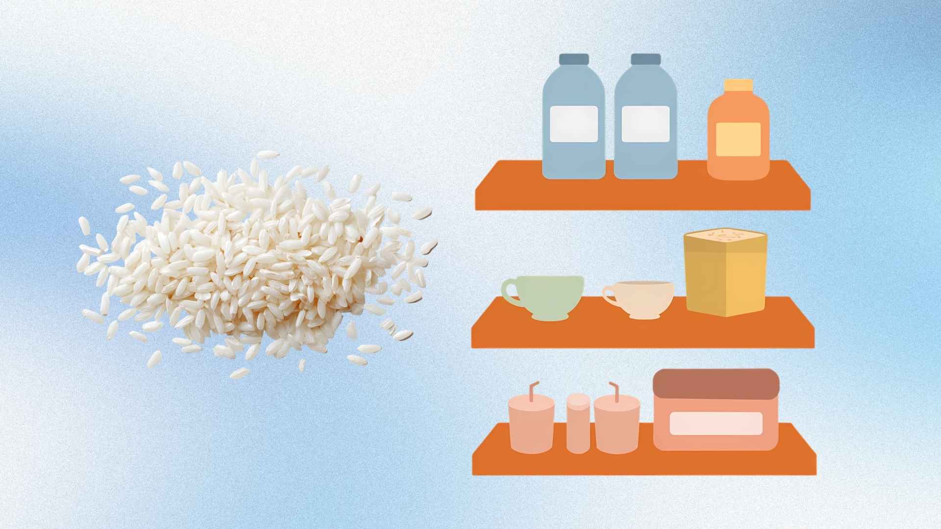 Utilisations inattendues du riz pour nettoyer les ustensiles ménagers. Graphique: Dinh Dinh
