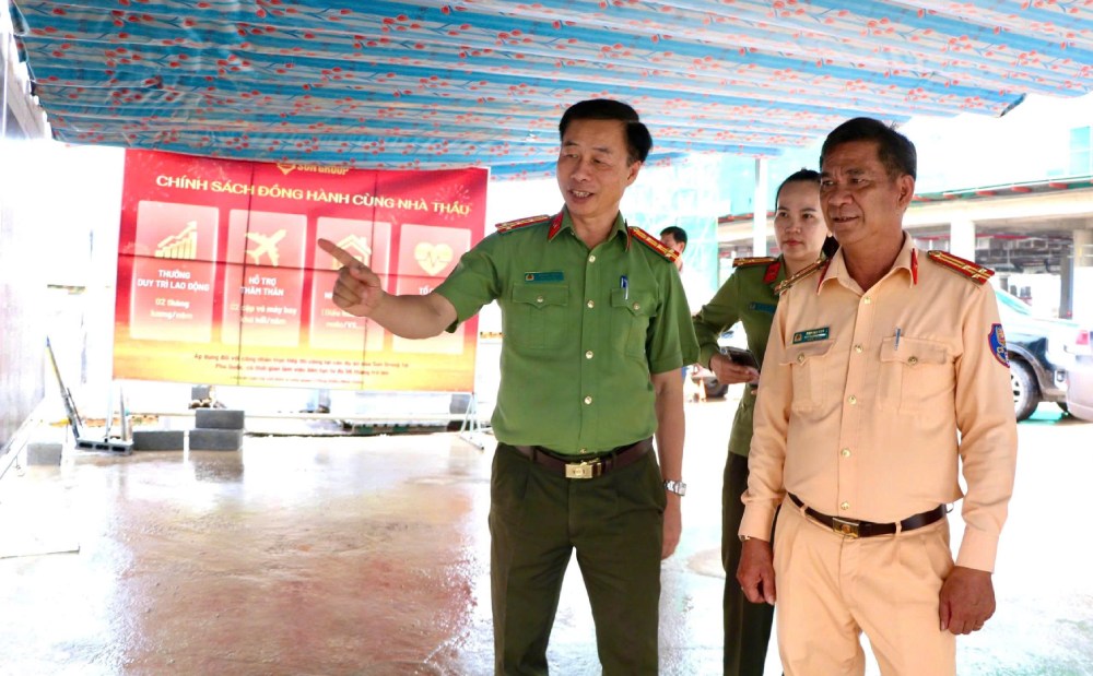 Ensuring security for the Conference on Announcing Planning and Investment Promotion of An Giang province in Phu Quoc.