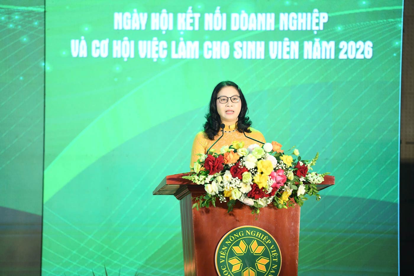 GS.TS Nguyễn Thị Lan - Giám đốc Học viện Nông nghiệp Việt Nam. Ảnh: Dương Triều