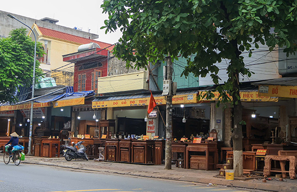 Kha Lam carpentry village in Kien An, Hai Phong. Photo: Ngoc Huyen