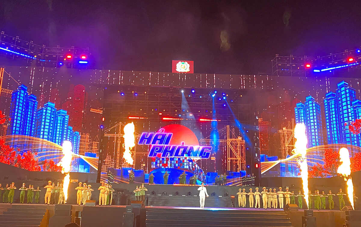 Gala "Patrie paisible - Hải Phòng brille". Photo: Nguyễn Huệ
