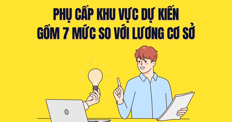 Dự thảo mới: Phụ cấp khu vực có 7 mức khác nhau
