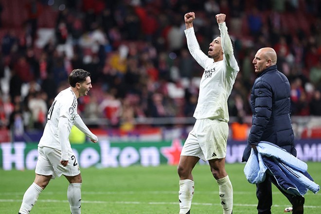 Real Madrid beat Real Oviedo 2-0. Photo: AFP