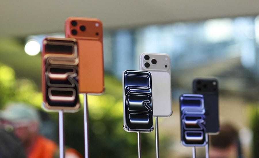 iPhone models launched annually come with the new iOS operating system with improvements from Apple. Photo: AFP