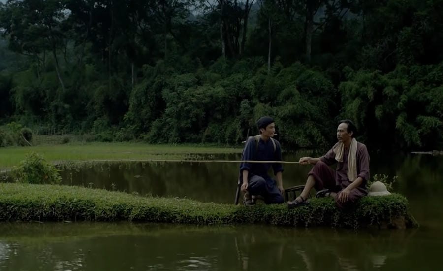 NSND Bùi Bài Bình trong phim “Nhà tiên tri”. Ảnh chụp lại từ phim
