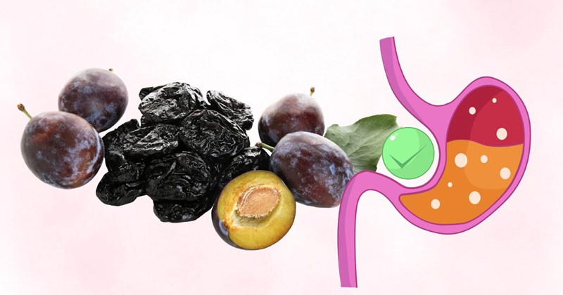 Mận khô hỗ trợ tiêu hóa, cải thiện hệ vi sinh vật đường ruột