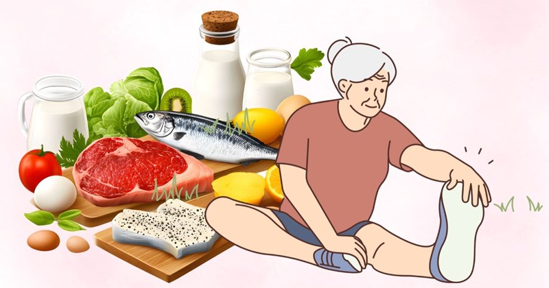 Bổ sung đủ protein sau 50 tuổi giúp duy trì cơ bắp, tăng cường sức khỏe