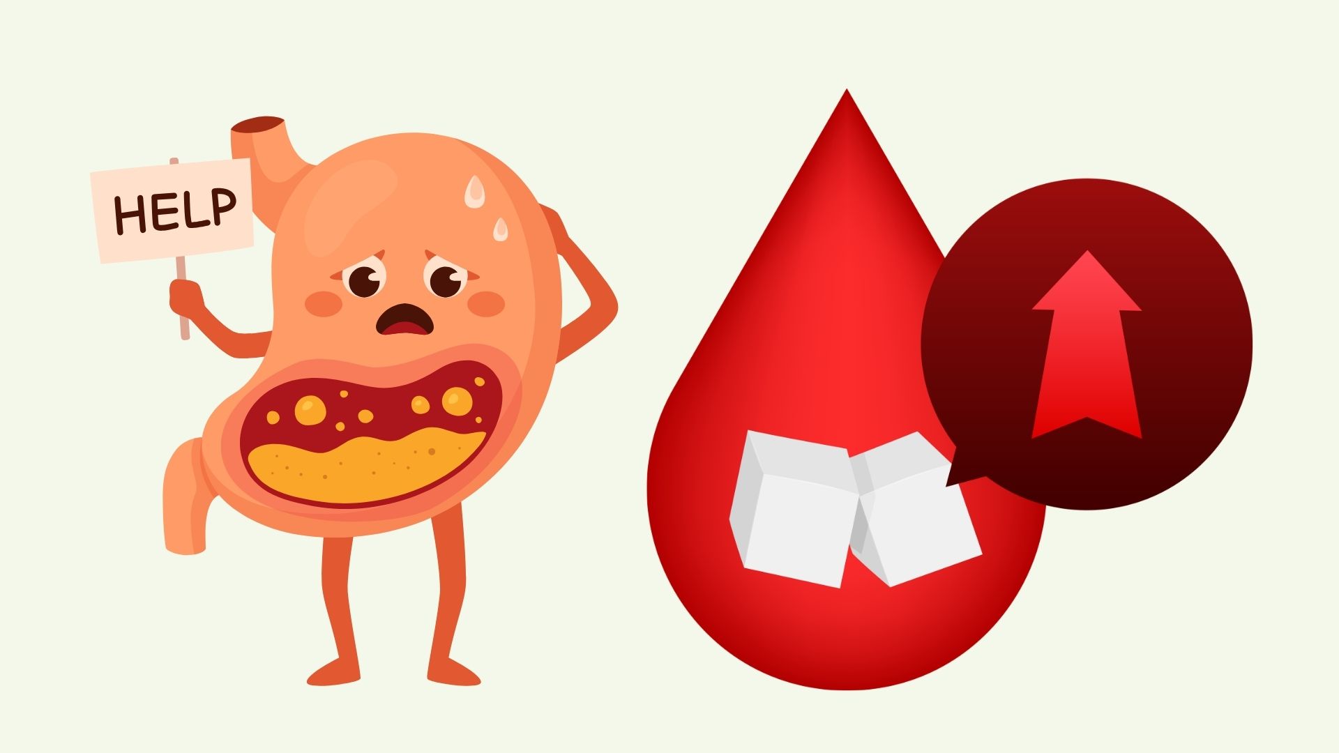 What about high blood sugar in the stomach? Graphics: Linh Dan