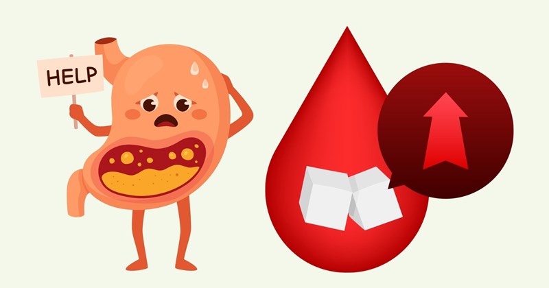 Đường huyết cao trong dạ dày: Nguyên nhân và dấu hiệu