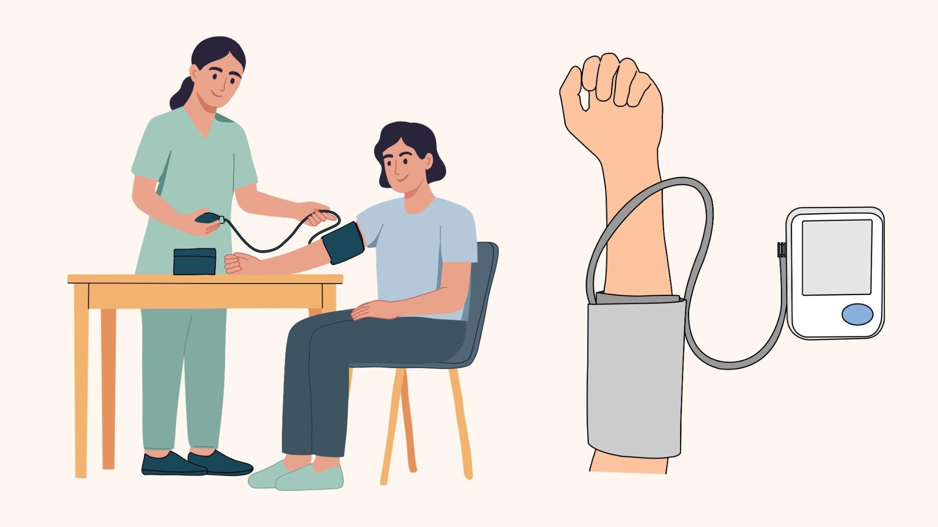 Los médicos señalan que medir la presión arterial es fácil, pero la mayoría lo está haciendo mal. Gráfico: Linh Dan