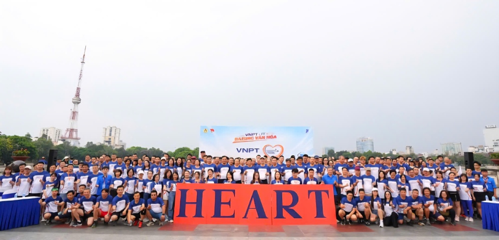 The program "Raising VNPT HEART culture 2026" is co-organized by the Trade Union, Youth Union and Professionals of VNPT-IT Company. Photo: VNPT-IT Trade Union