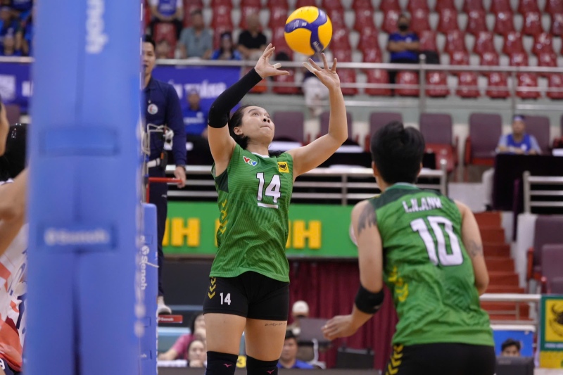 VTV Binh Dien Long An plays the opening match of the VTV9 - Binh Dien Cup 2026 volleyball tournament. Photo: VFV