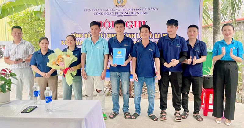 Đà Nẵng: Công đoàn phường Điện Bàn ra mắt công đoàn cơ sở mới