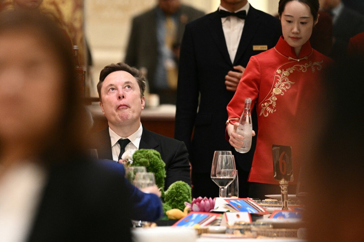 Billionaire Elon Musk during a visit to China. Photo: AFP