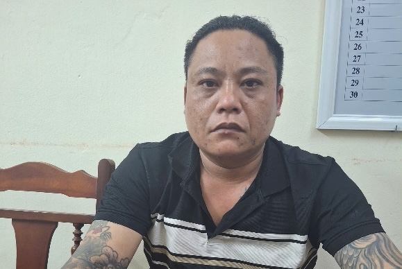 Đối tượng Lê Văn Quỳnh. Ảnh: Công an tỉnh Hưng Yên