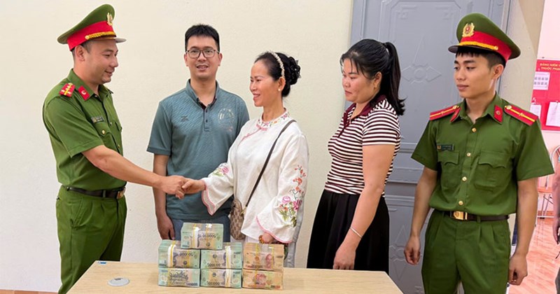 Nhận chuyển nhầm 2,9 tỷ đồng, người phụ nữ báo công an trả lại