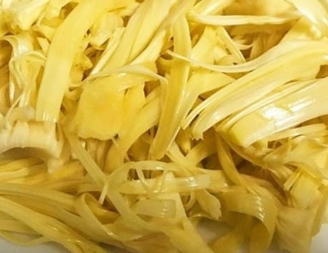 Jackfruit fiber is said to have the ability to support weight loss with many simple processing methods. Photo: Kieu Vu