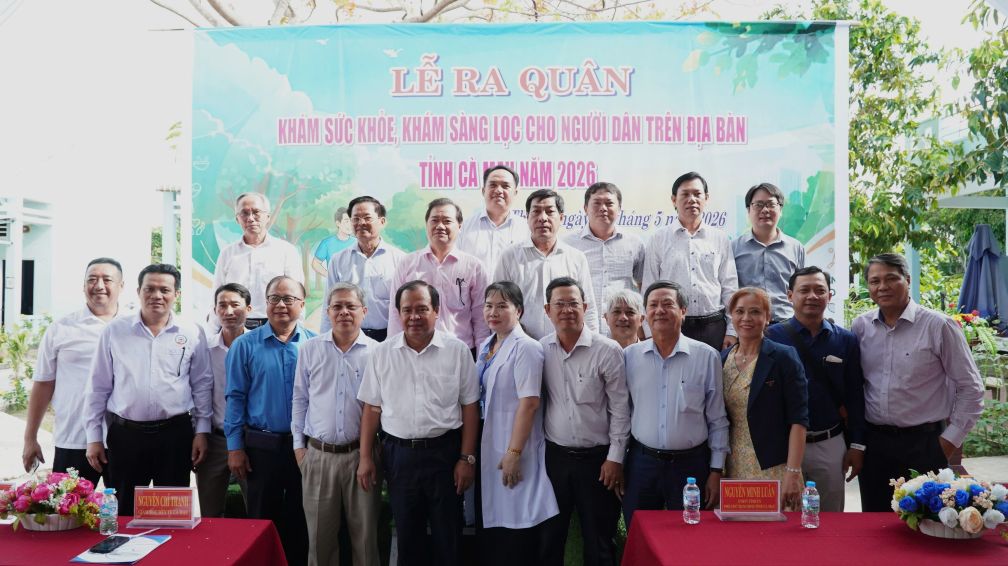 Cà Mau phát động khám sức khoẻ toàn dân. Ảnh: Nhật Hồ.