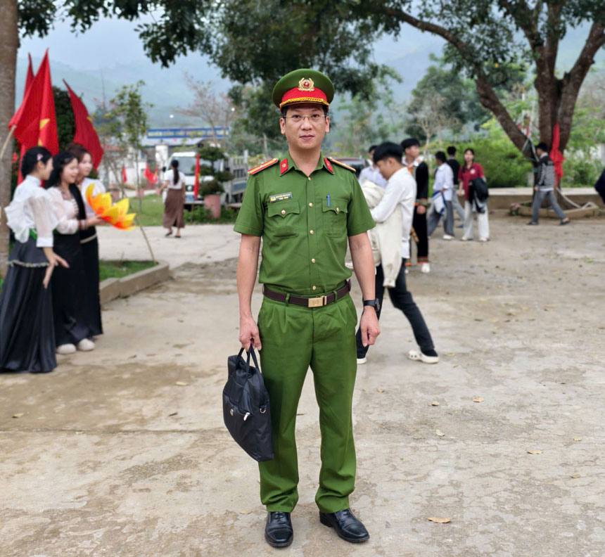 Thiếu tá Nguyễn Văn Sáng. Ảnh: Nhân vật cung cấp  