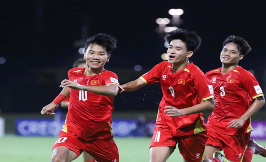 U17 Vietnam will meet U17 Australia in the quarterfinals of the 2026 AFC U17 Championship. Photo: VFF