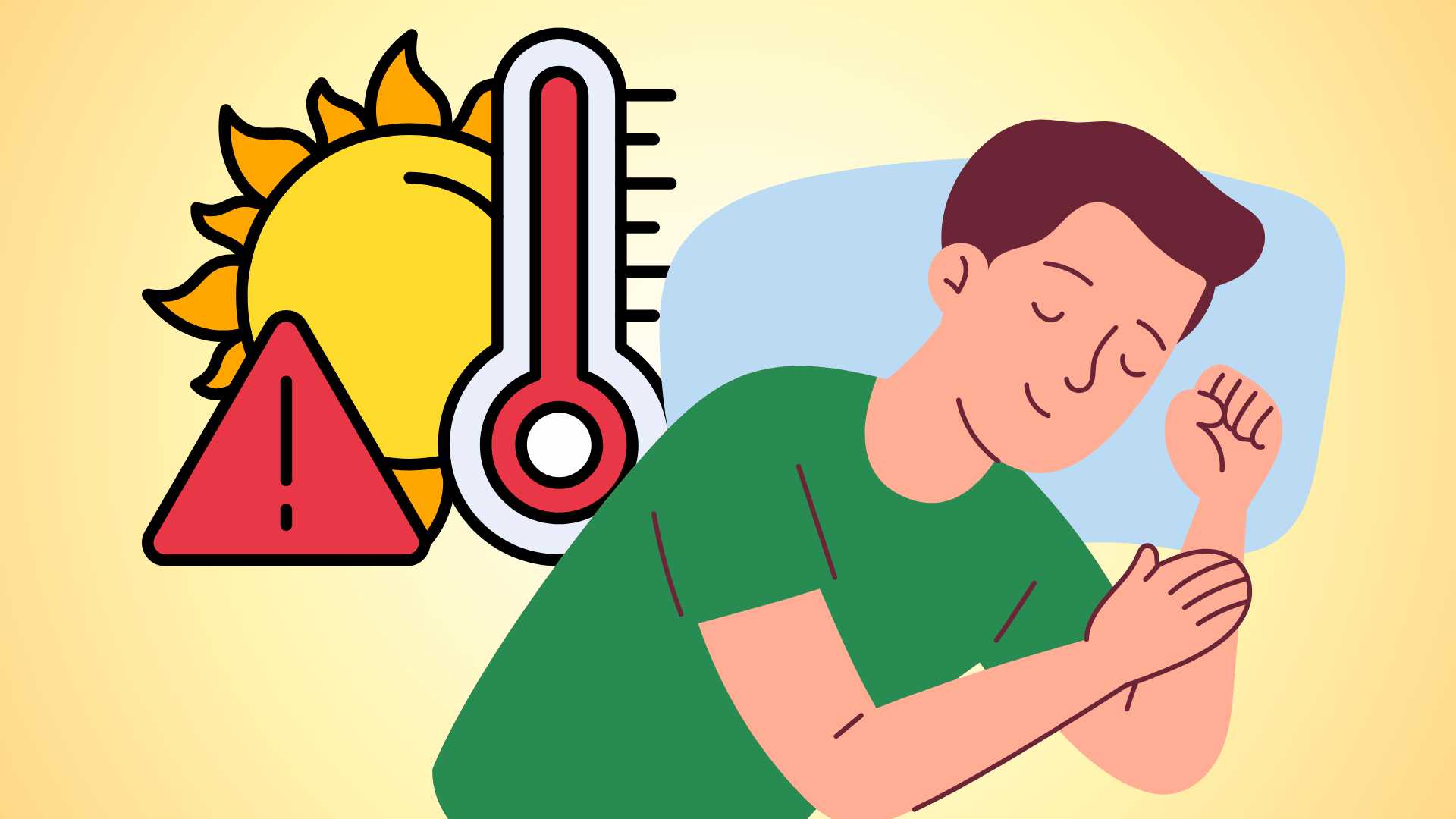 4 small tips to help you sleep well in hot weather