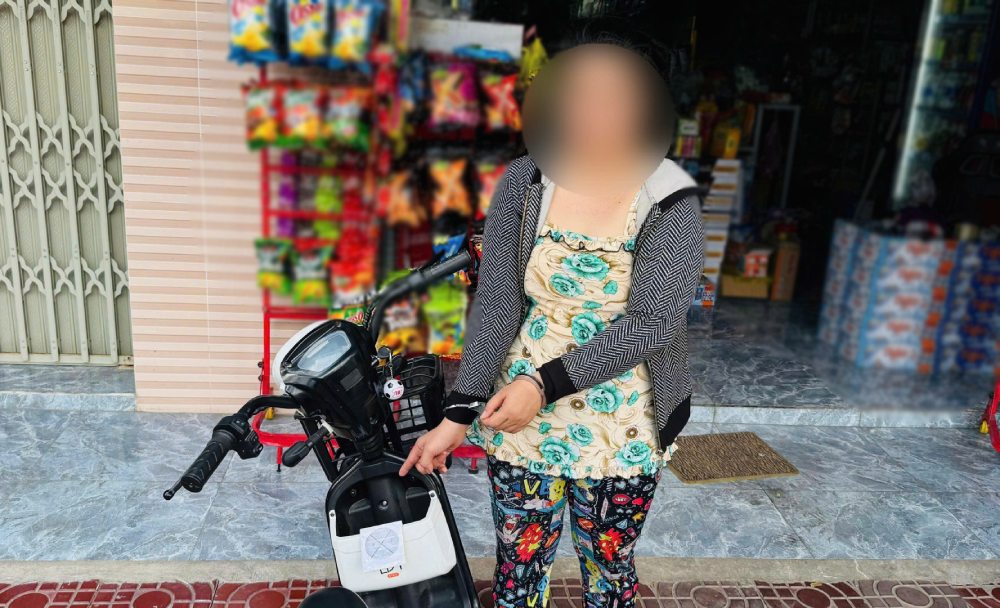 Lê Thị Bé Hòa bị tạm giữ về hành vi “Trộm cắp tài sản”. Ảnh: CACC
