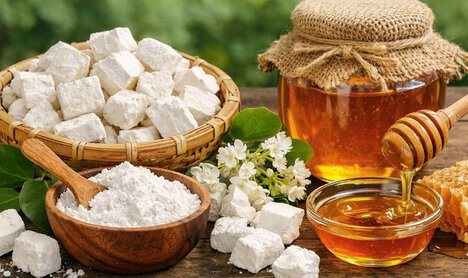 Honey and arrowroot are very good for health, especially detoxification. Graphics: Huong Giang